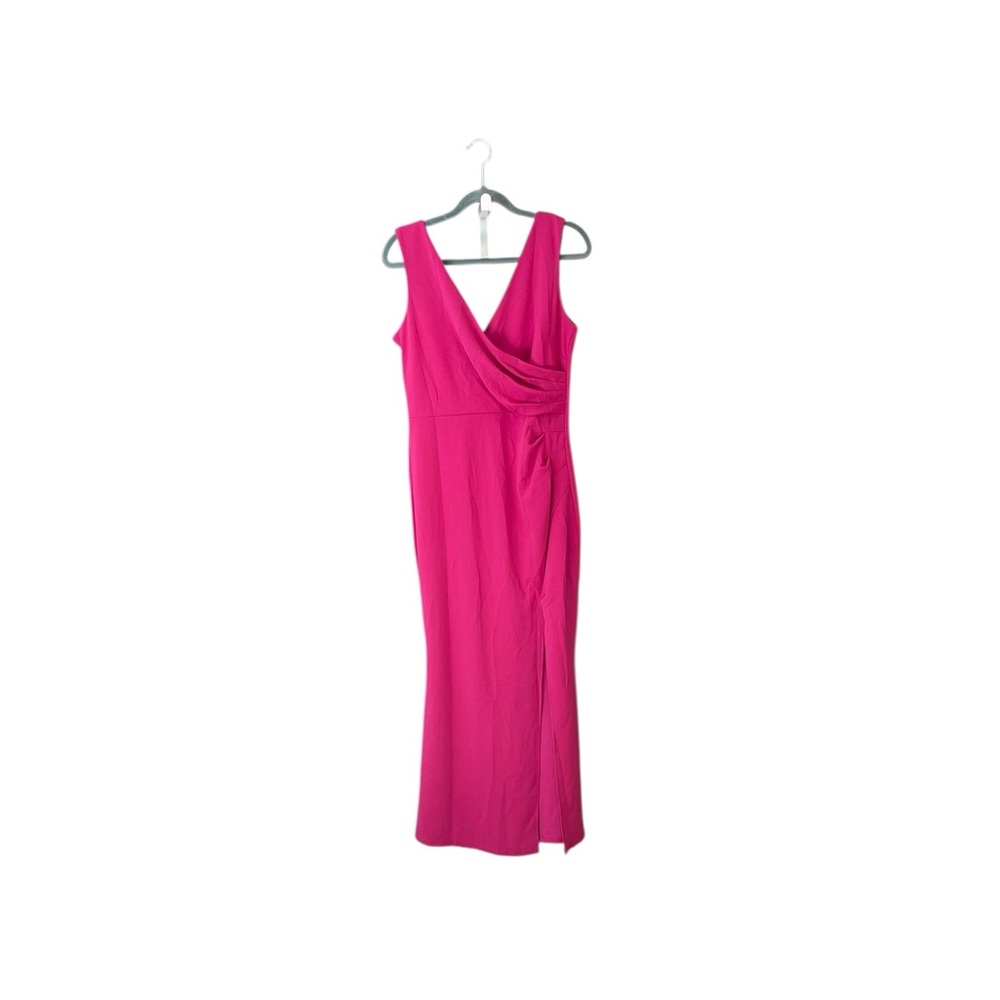 Woosea… full length magenta dress with a 26 inch front slit